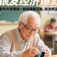 银发经济爆款：老年大学课程 + 智能健康设备，新消费蓝海