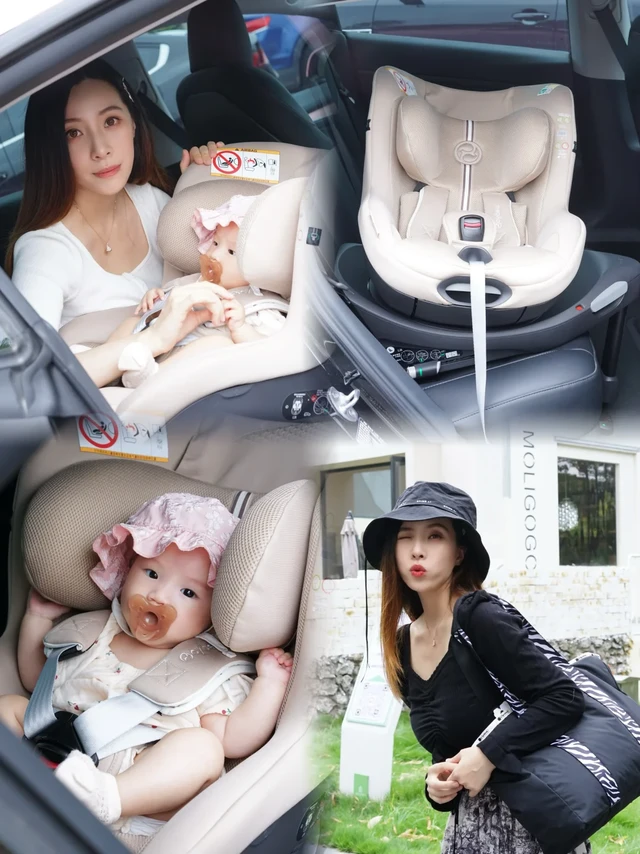 出息了，能独自带女儿出行了