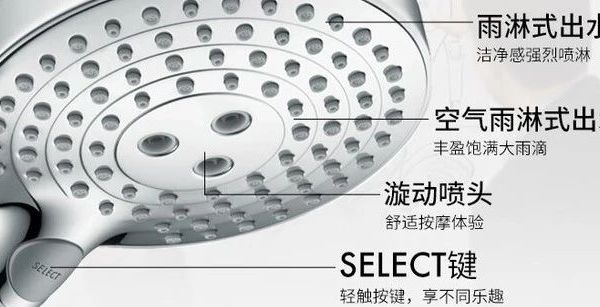 淋浴花洒10大品牌排行榜，各品牌最值得购买的型号盘点