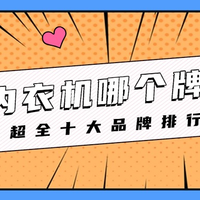 美好家居 篇零：618内衣洗衣机哪个牌子好？速看超全十大品牌排行榜，别错过！