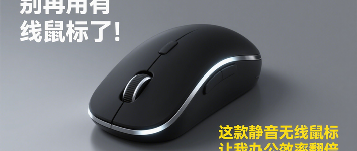 别再用有线鼠标了！这款静音无线鼠标让我办公效率翻倍