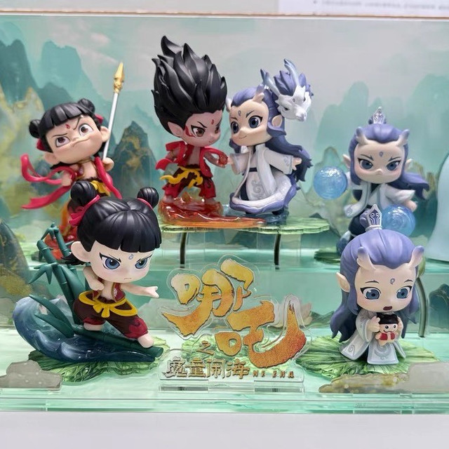 POP MART 哪吒之魔童闹海キャラクター POPMART ポップマート 哪吒の魔童騒海 天生の絆シリーズ