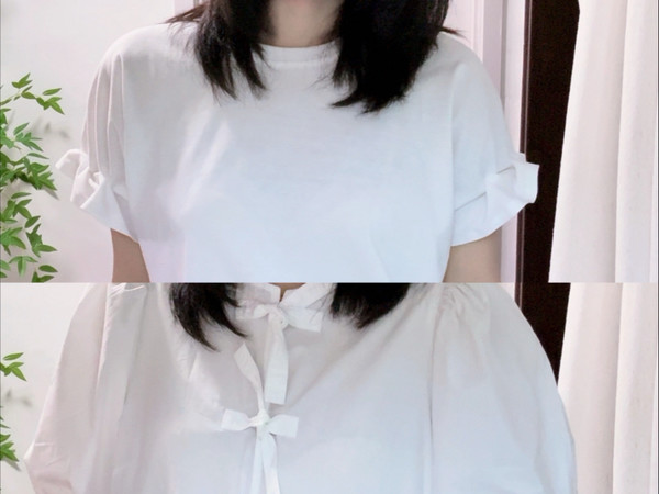 两件很特别的白t ganni & cos