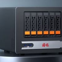 国屹屹存SS600+国产化桌面6盘位NAS网络存储服务器RAID私有云24T