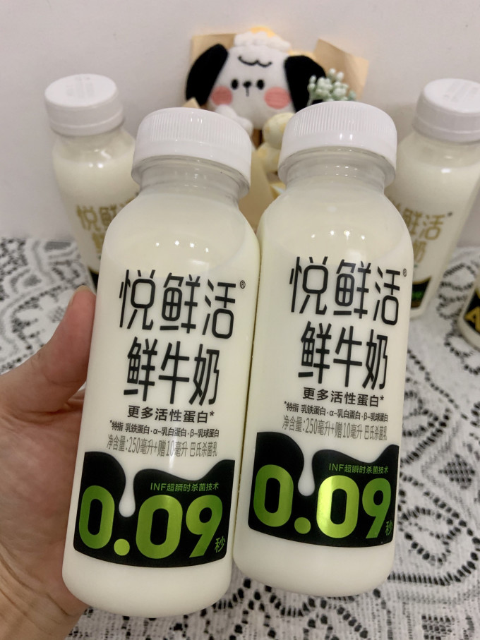 悦鲜活低温牛奶