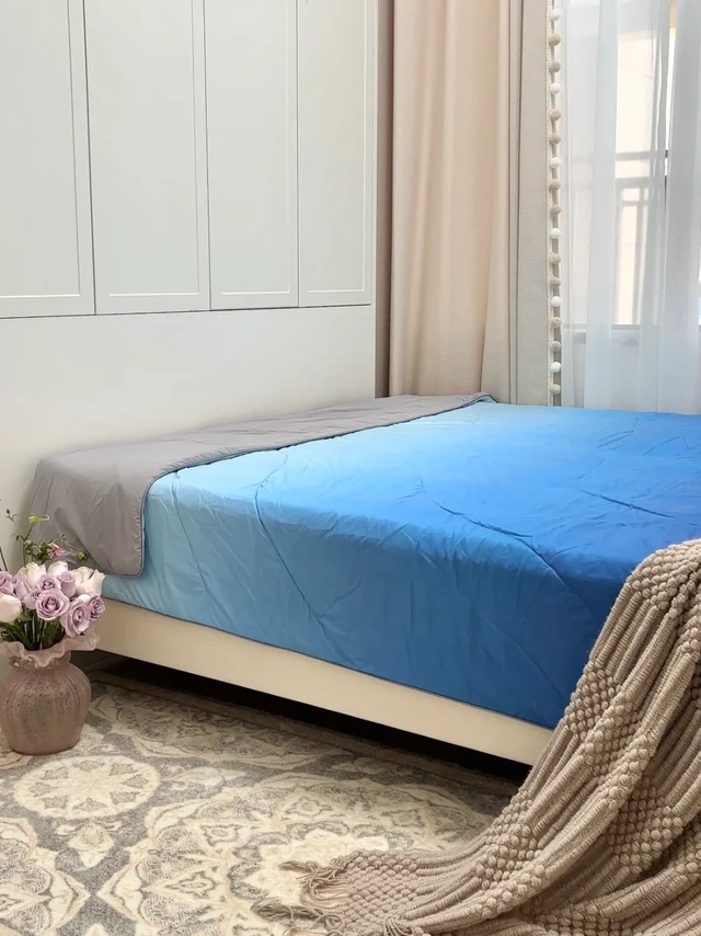 救命！这床小鹿渐变冰被美到我想焊在床上！！