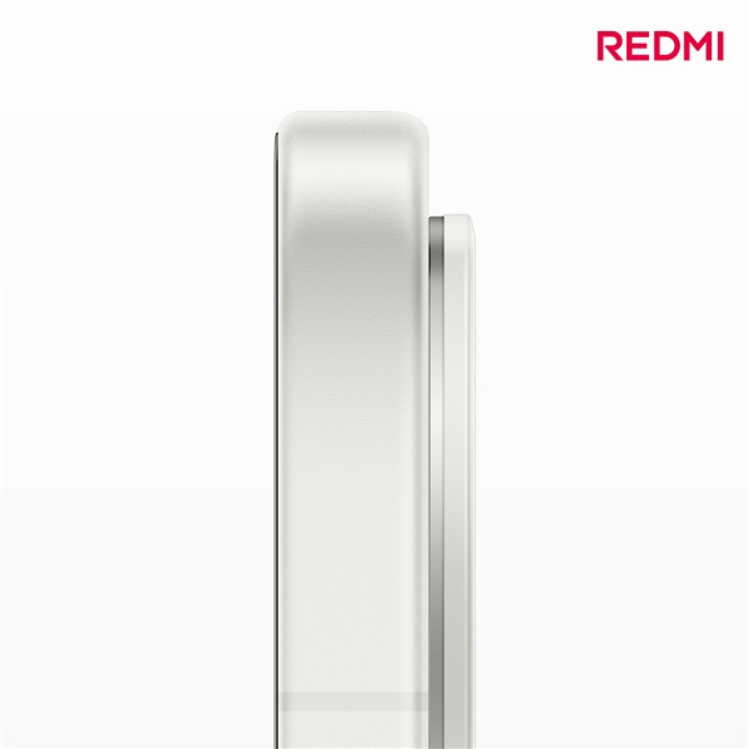 REDMI K80至尊版白色定妆照来了：金属中框+玻纤背板 史上最优雅