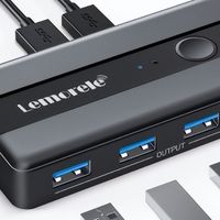 这个USB Switch H5切换器有点东西，告别手动插拔的痛苦！