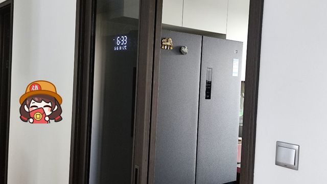 冰箱加个时钟，闲来没事