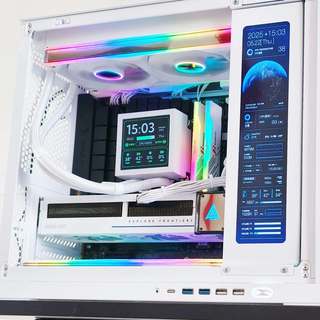 纯白性能怪兽：14代酷睿i7+ARC B570+闪鳞G600打造极致3i游戏主机