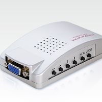 UPF211 VGA转AV SVIDEO转换器OSD 复电自动开机 图形局部放大字体