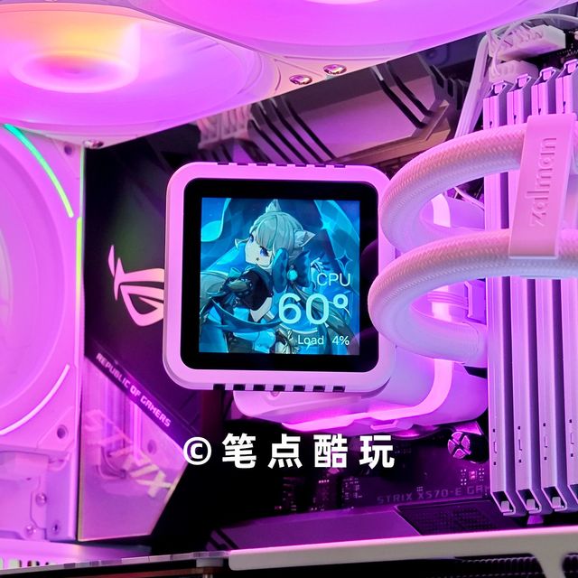 带液晶屏的水冷做成这样，DIY多年的我还是第一次见！Zalman思民