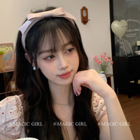 魔法少女的优雅之选：MAGICGIRL魔丽少女千金感丝光蝴蝶结发箍