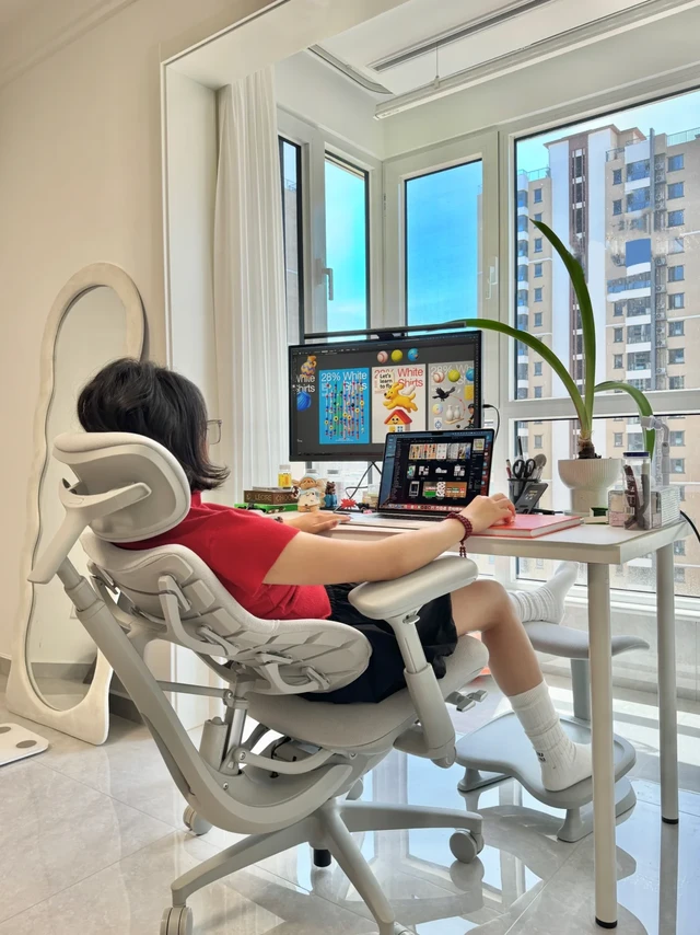 自从换了这把椅子💺居家办公变成了享受