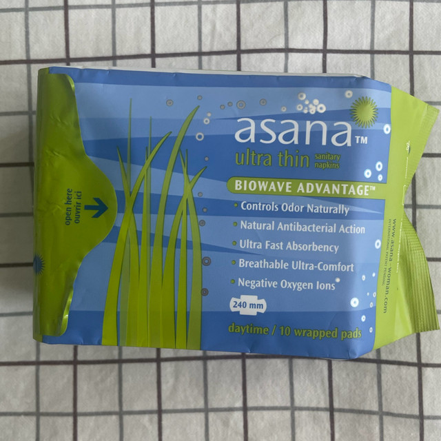 超薄透气的阿莎娜卫生巾体验