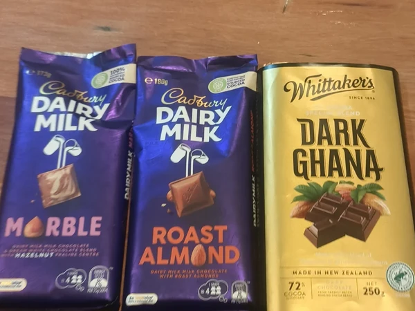 新西兰巧克力品尝，吉百利和惠特克