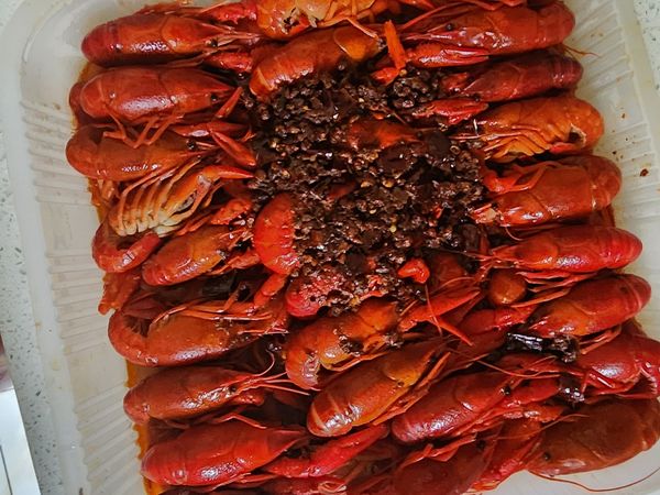 【海底捞麻辣小龙虾3斤量贩装】2025新虾，加热即食太绝了！