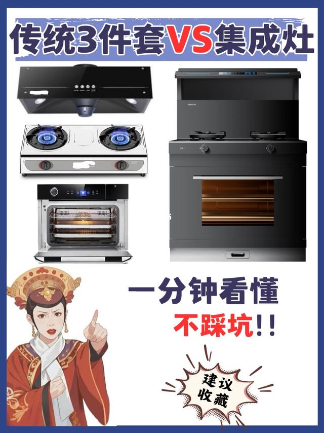 深度测评传统 3 件套VS 集成灶！一分钟看懂