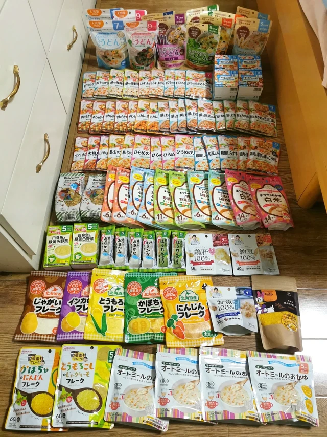 分享我崽一岁前吃的日本成品辅食