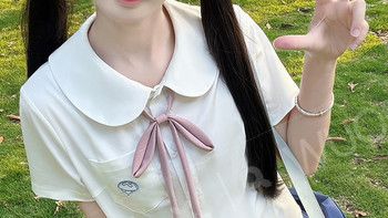 发现今夏必入的舞鸥羽阁娃娃领JK神颜衬衫！