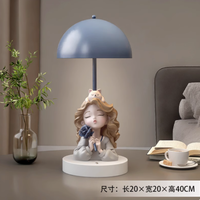 点亮梦幻时光：耐仕达旗舰店玫瑰女孩台灯摆件