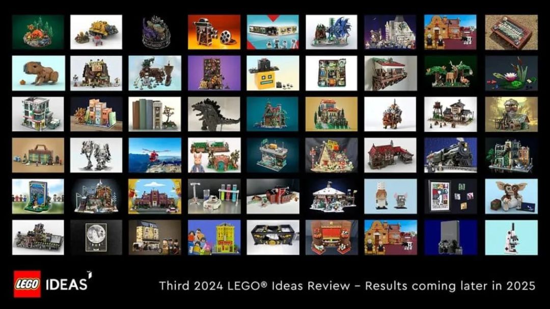 LEGO Ideas 2024 年第三阶段评审结果:哥斯拉和丁丁火箭两个获胜