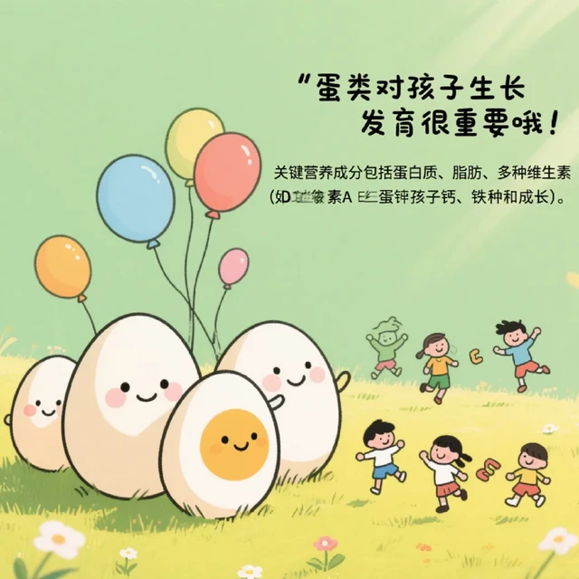  蛋类对孩子生长发育很重要