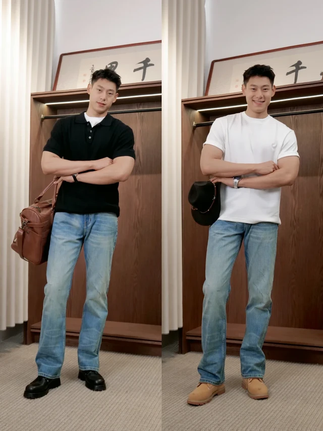 178cm72.5kg | 美式街头牛仔穿搭