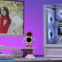 桌面海景房新形态：骨伽双擎OmnyX机箱+镜面5070Ti星曜显卡装机