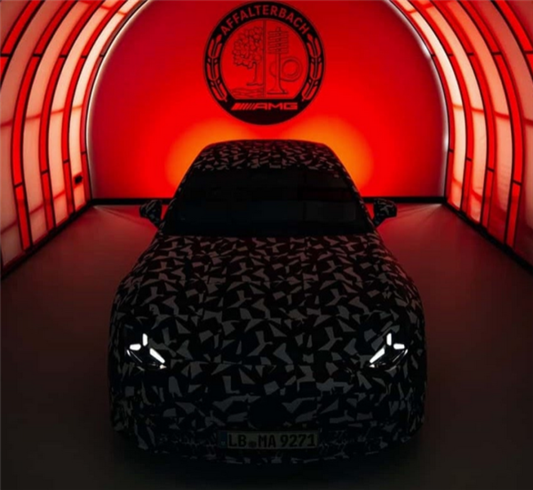 全新AMG GT电动四门轿跑车预告:搭载轴向磁通电机 单个496马力