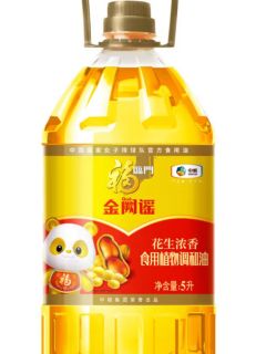 福临门金阙谣 食用油 花生浓香食用植物调和油5升 中粮出品