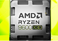 AMD官方确认锐龙5 9600X3D：平价的6核心102MB 3D缓存神U