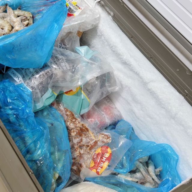 囤货是病，囤了4个冰柜1个冰箱吃的，花5000+，有超过我的同学吗