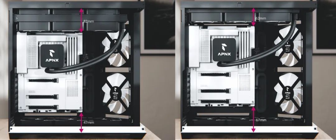 APNX V1中塔机箱评测:独特斜面进风格栅,强化散热型海景房