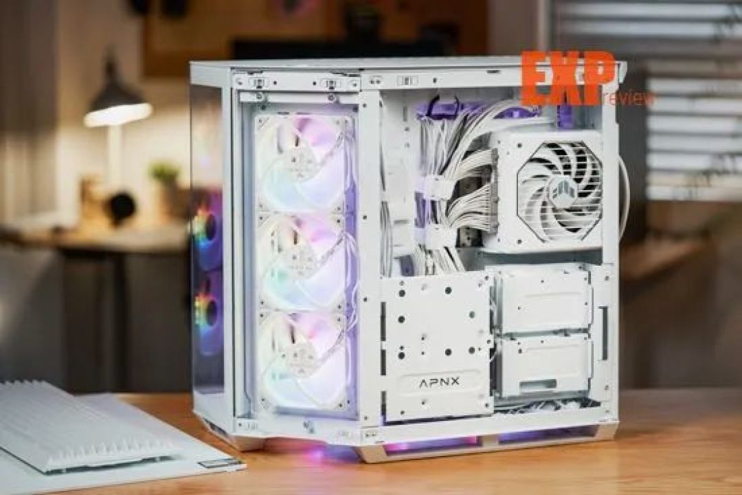 APNX V1中塔机箱评测:独特斜面进风格栅,强化散热型海景房