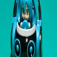 TOMY 多美卡 梦之卡 初音未来 仿真合金小汽车 模型玩具