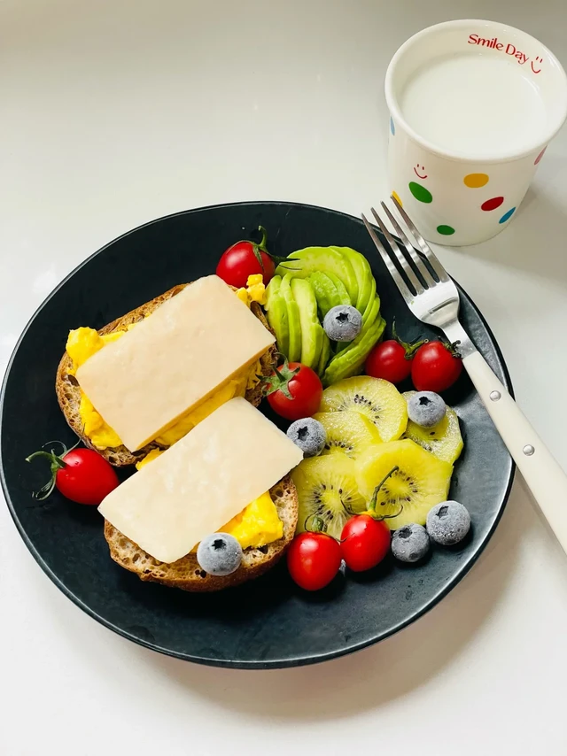 🥪｜牛马快手早餐，5分钟组装开放式欧包