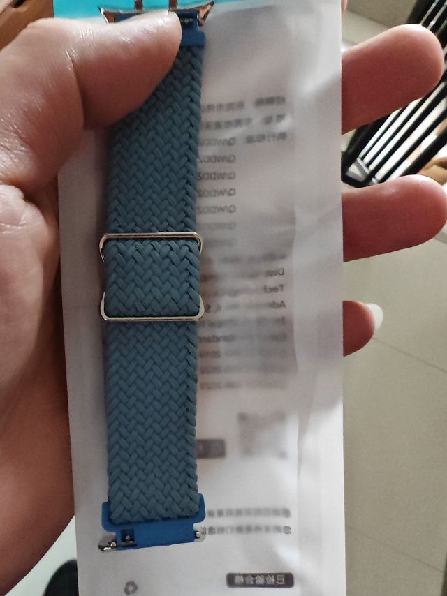 荣耀手表5换蓝色尼龙表带