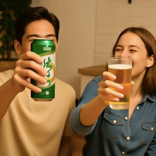 朋友小聚,珠江啤酒9度纯生就是我的心头好