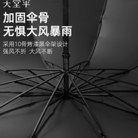 天堂伞暖之专卖店：10骨双人抗风暴雨伞，商务出行的不二之选