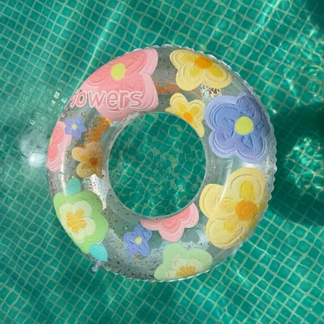 佩奇妈妈游泳圈大人成人救生圈腋下圈游泳装备加大加厚泳圈