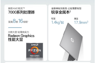 惠普锐14 AMD锐龙版，设计与功能亮点分析