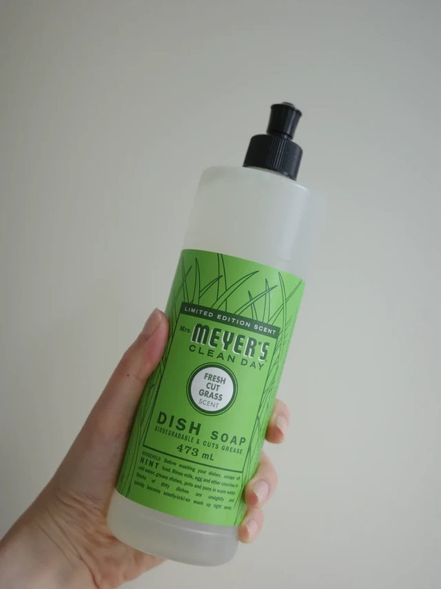Meyer‘s出了限定超好闻青草香的洗洁精！