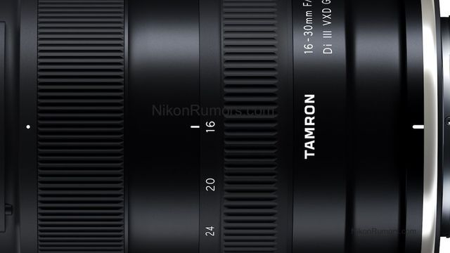 腾龙新品16-30mm F/2.8 Di III VXD G2全画幅镜头即将发布