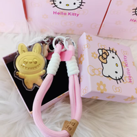 🎀Labubu 拉布布黄金手机挂件，谁能拒绝这萌趣诱惑！