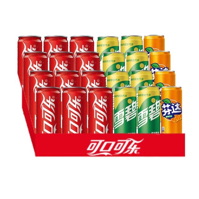 330ml*24瓶汽水组合，快乐不重样