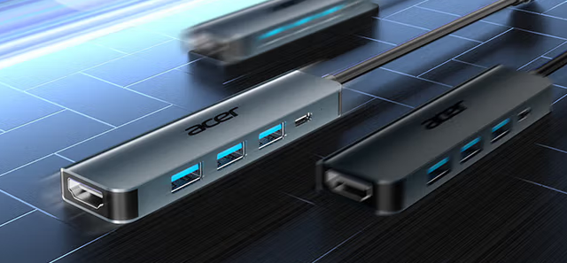宏碁Type-C五合一扩展坞：MacBook 用户的 “纠结型” 多接口方案
