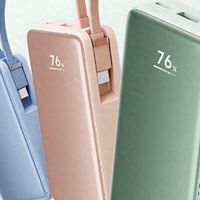 小米自带线屏显充电宝10000上新众筹！45W快充新品，179元到手