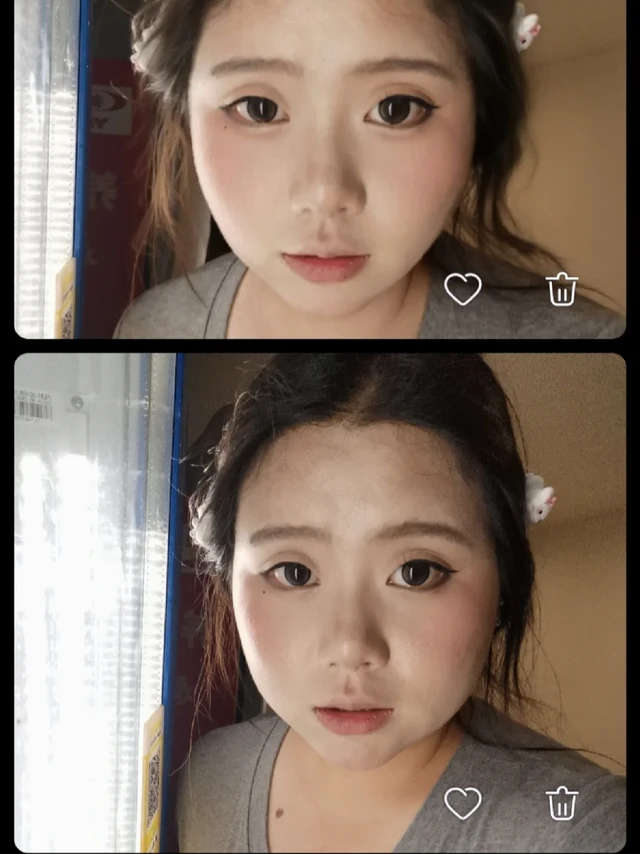 大家帮我看一下，这修的会不会太假了