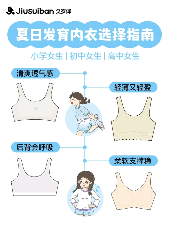 女生必看 | 夏日发育内衣选择指南